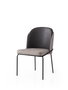 Hanah Home Juego de 4 sillas Dore - 196 V4 Oro, Negro, Gris